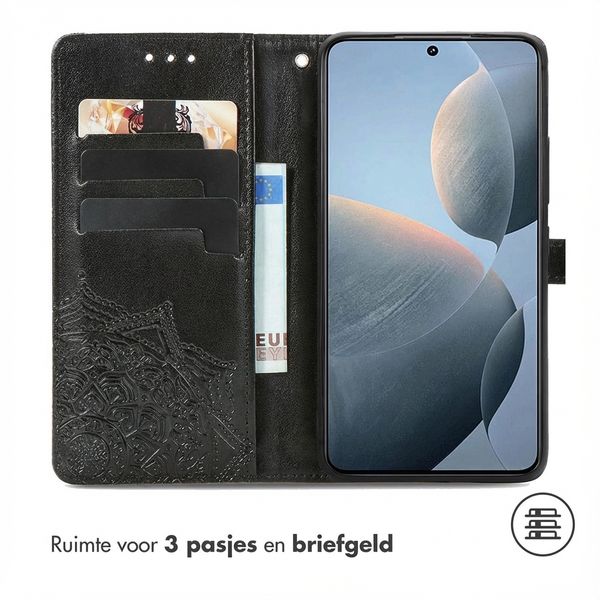 imoshion Mandala Bookcase Xiaomi Poco X6 Pro - Zwart