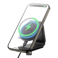 Baseus PrimeTrip Series C02 Mega Telefoonhouder auto - Magnetisch en MagSafe/Qi2 - Draadloos opladen - Zelfklevend - Zwart