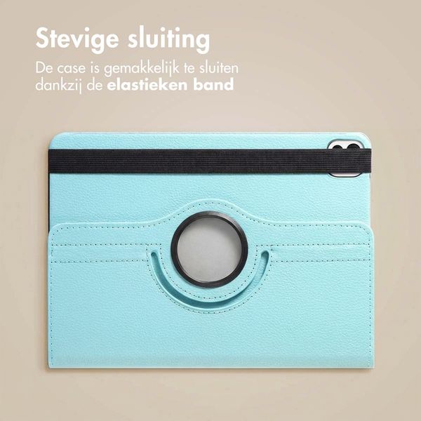 imoshion 360° draaibare Bookcase Apple iPad Pro 11 (2025) M5 / (2024) M4 - Lichtblauw