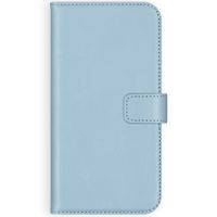 Selencia Echt Leren Bookcase Samsung Galaxy A42 - Air Blue