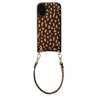 Selencia Nova Real Leather Back Cover with Card Holder Apple iPhone 16 - Fawn Chic