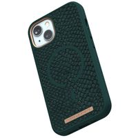 Njorð Collections Salmon Leather MagSafe Case iPhone 13 - Dark Green