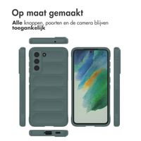 imoshion EasyGrip Backcover Samsung Galaxy S21 FE - Donkergroen