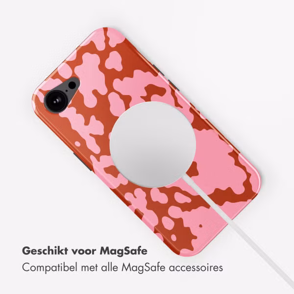 Selencia Vivid Backcover met MagSafe Apple iPhone 16e - Moo’d Blush Pink