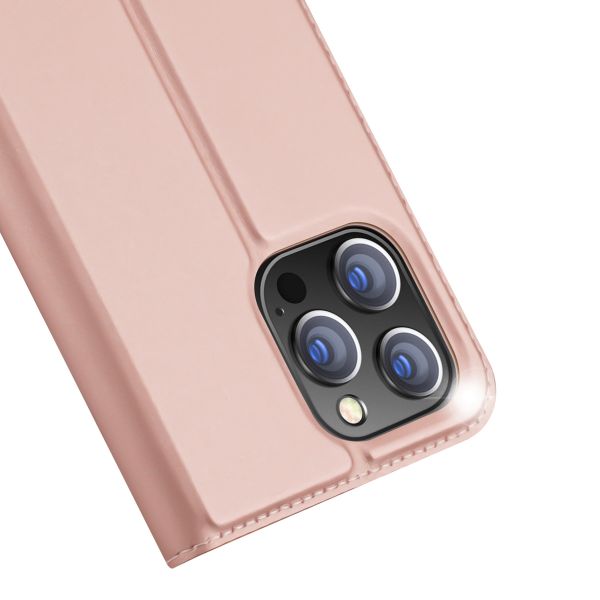 Dux Ducis Slim Softcase Bookcase iPhone 14 Pro Max - Rosé Goud