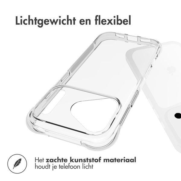 imoshion Shockproof Case Apple iPhone 17 Pro - Transparant