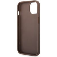 Guess 4G Metal Logo Backcover iPhone 15 - Bruin