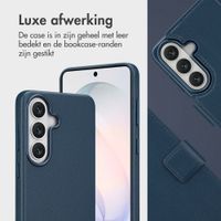 Accezz Leather Bookcase 2-in-1 met MagSafe Samsung Galaxy S26 - Nightfall Blue