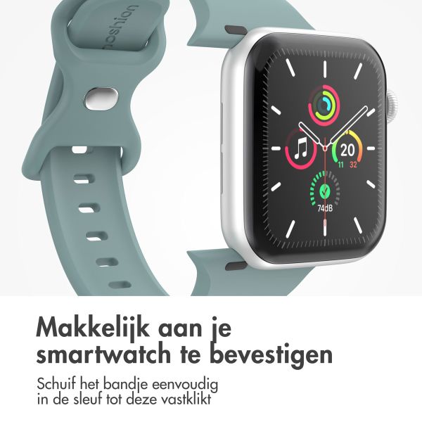imoshion Siliconen⁺ bandje Apple Watch Series 1 t/m 11 / SE / Ultra (44/45/46/49 mm) - Maat M/L - Cactus