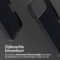 Accezz MagSafe Leather Backcover Apple iPhone 17 Pro - Onyx Black