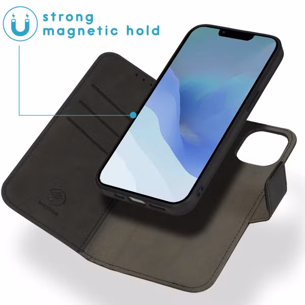 imoshion Uitneembare 2-in-1 Luxe Bookcase Apple iPhone 14 - Zwart