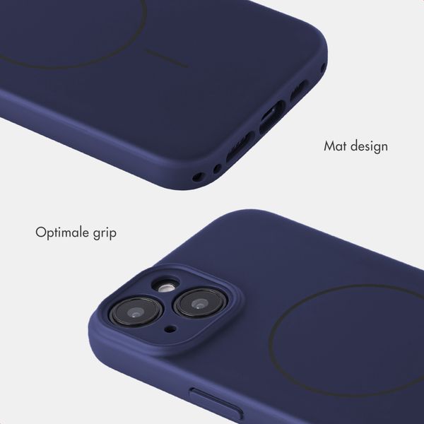 Accezz Grip Backcover met MagSafe Apple iPhone 14 - Donkerblauw