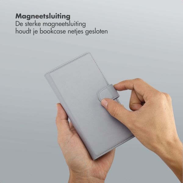 Selencia Olyn Uitneembare Bookcase met MagSafe Samsung Galaxy S25 Ultra - Grijs