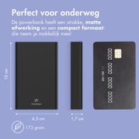 imoshion Ultra Series Aluminium Powerbank 10.000 mAh - Quick Charge en Power Delivery - Black - Samsung Galaxy S26