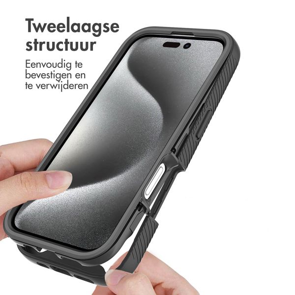 imoshion 360° Full Protective Case iPhone 16 Pro Max - Zwart