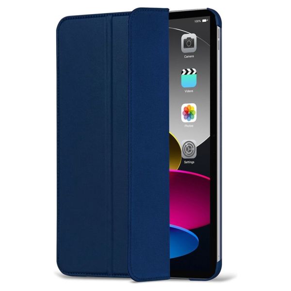 Decoded Textured Sillicon Slim Cover Apple iPad 9 (2021) 10.2 inch / iPad 8 (2020) 10.2 inch / iPad 7 (2019) 10.2 inch - Navy Peony