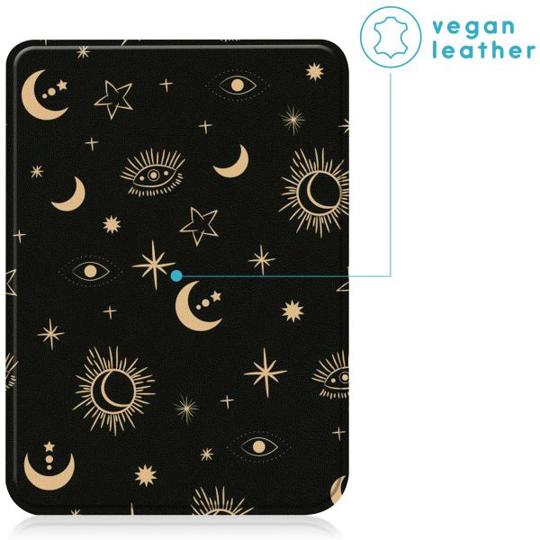 imoshion Design Slim Soft Case Sleepcover Kobo Clara 2E / Tolino Shine 4 - Stars Sky