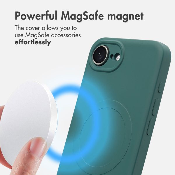 imoshion Colour Back Cover with MagSafe Apple iPhone 17e / 16e - Dark Green