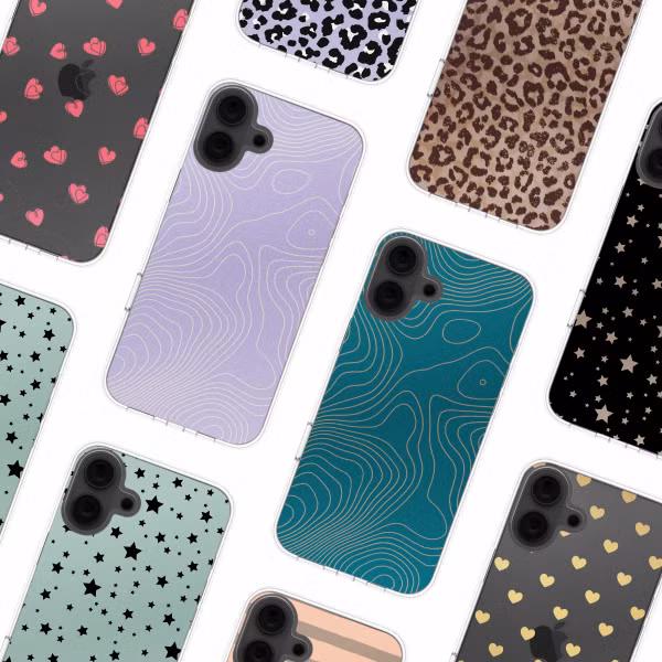 imoshion Design hoesje Apple iPhone 16 - Topo Lilac