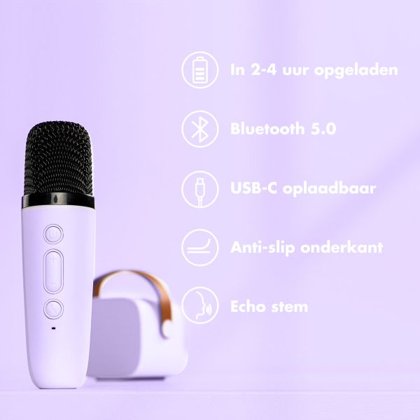 imoshion Kids Karaoke Set - Speaker en microfoon - Lavender Lilac