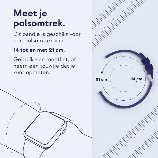 imoshion Siliconen⁺ bandje Apple Watch Series 1 t/m 9 / SE (38/40/41 mm) | Series 10 (42 mm) - Leopard