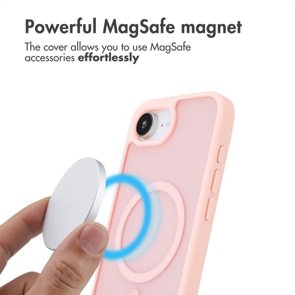 imoshion Colour Guard Back Cover with MagSafe Apple iPhone 17e / 16e - Light Pink