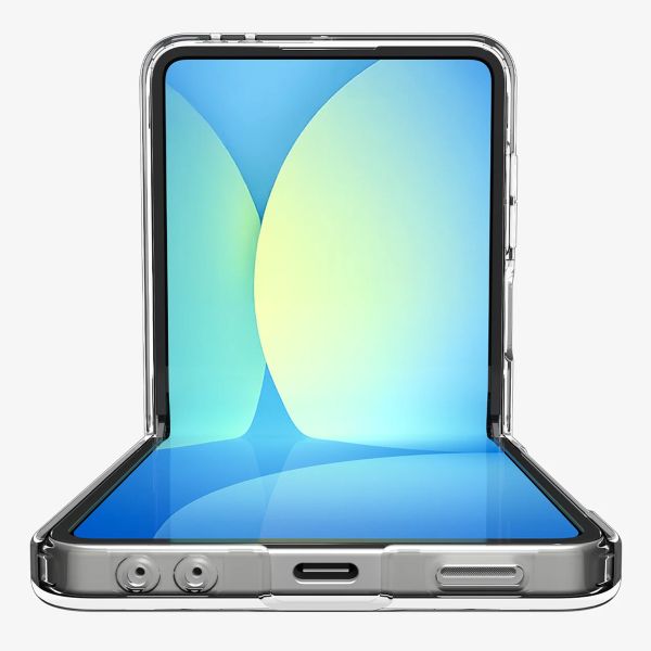 Spigen Ultra Hybrid Pro MagFit Backcover Samsung Galaxy Z Flip 7 - Clear / White