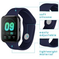 imoshion Siliconen bandje Oppo Watch 46 mm - Donkerblauw