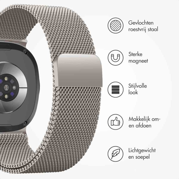 imoshion Milanees magnetisch bandje Samsung Galaxy Watch 8 (40/44mm) / Classic (46mm) - Sterrenlicht
