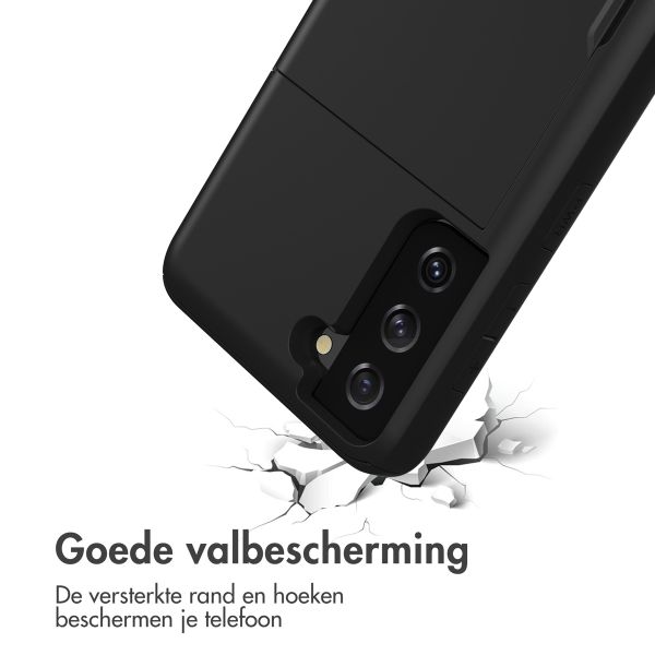 imoshion Backcover met pasjeshouder Samsung Galaxy S21 - Zwart