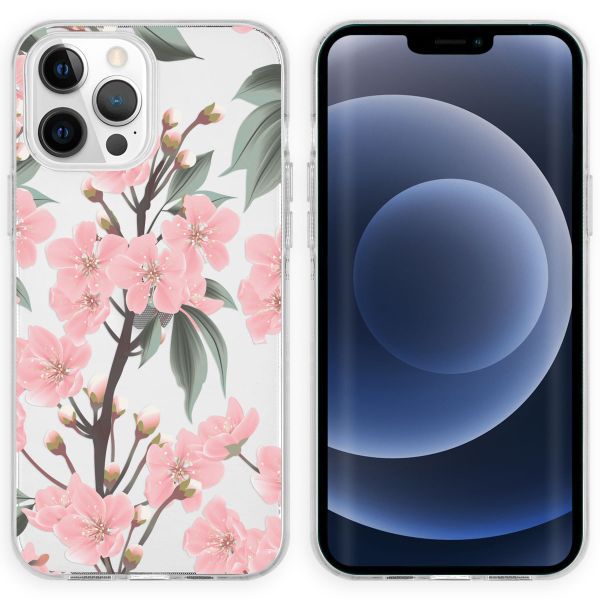 imoshion Design hoesje iPhone 13 Pro - Bloem - Roze / Groen