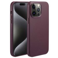 Accezz MagSafe Leather Backcover Apple iPhone 15 Pro Max - Heath Purple