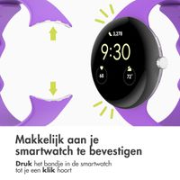 imoshion Siliconen bandje Google Pixel Watch 3 - 45 mm - Maat L - Paars