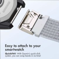 imoshion QuickFit® Nylon Band - Garmin 22 mm Connector - Size L/XL - White