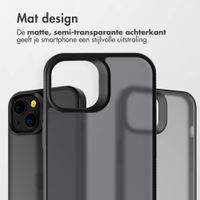 Accezz Rugged Frosted Backcover Apple iPhone 13 - Zwart