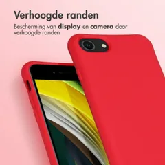 imoshion Color Backcover met afneembaar koord iPhone SE (2022 / 2020) / 8 / 7 - Rood