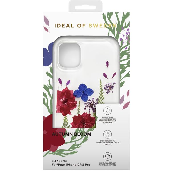 iDeal of Sweden Clear Case iPhone 12 (Pro) - Autumn Bloom