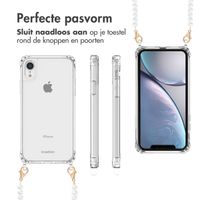 imoshion Backcover met koord + armband iPhone Xr - Parels