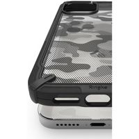 Ringke Fusion X Backcover iPhone 12 Pro Max - Camo Zwart