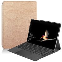 Stand Bookcase Microsoft Surface Go 4 / Go 3 / Go 2 - Rosé Goud