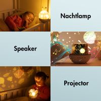 imoshion Dreamlight Nachtlamp Projector met Speaker - 10 projectierollen - Wit