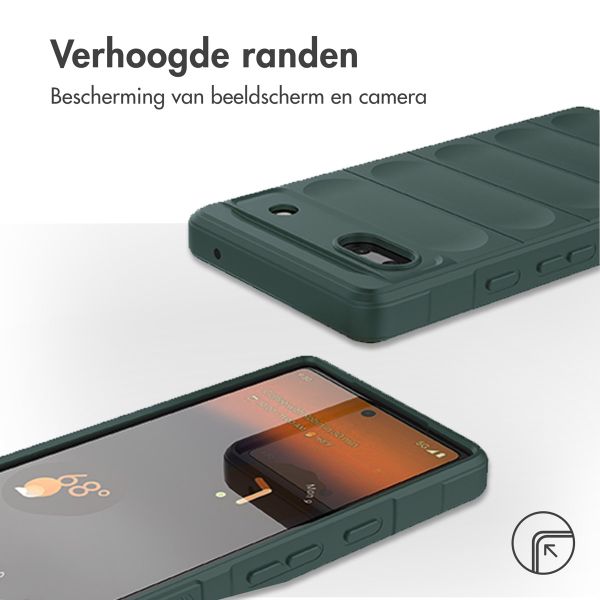 imoshion EasyGrip Backcover Google Pixel 6a - Donkergroen