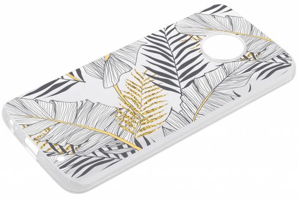 Design Backcover Motorola Moto G6 Plus - Glamour Botanic