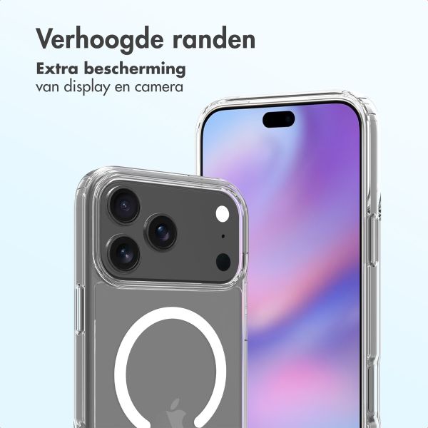 Accezz Xtreme Impact Backcover met MagSafe Apple iPhone 17 Pro Max - Transparant