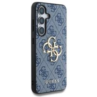 Guess 4G Metal Logo Backcover Samsung Galaxy S25 - Blauw