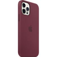 Apple Silicone Backcover MagSafe iPhone 12 (Pro) - Plum