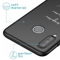 imoshion Design hoesje Huawei P30 Lite - Wijnen Wijnen Wijnen - Zwart