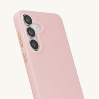 Selencia Rivièra MagSafe Backcover met afneembare haakjes Samsung Galaxy S25 FE - Sorbet Pink
