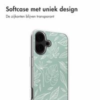 imoshion Design hoesje iPhone 16 - Leaves Line-Art