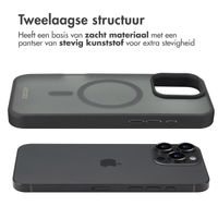 Accezz Rugged Frosted MagSafe Backcover Apple iPhone 16 Pro Max - Zwart